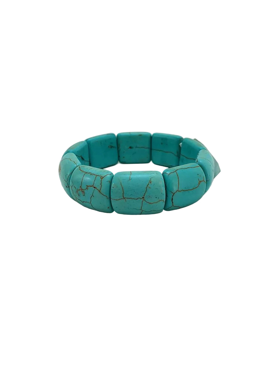 Pulseira Pedra Especial Howlita Turquesa