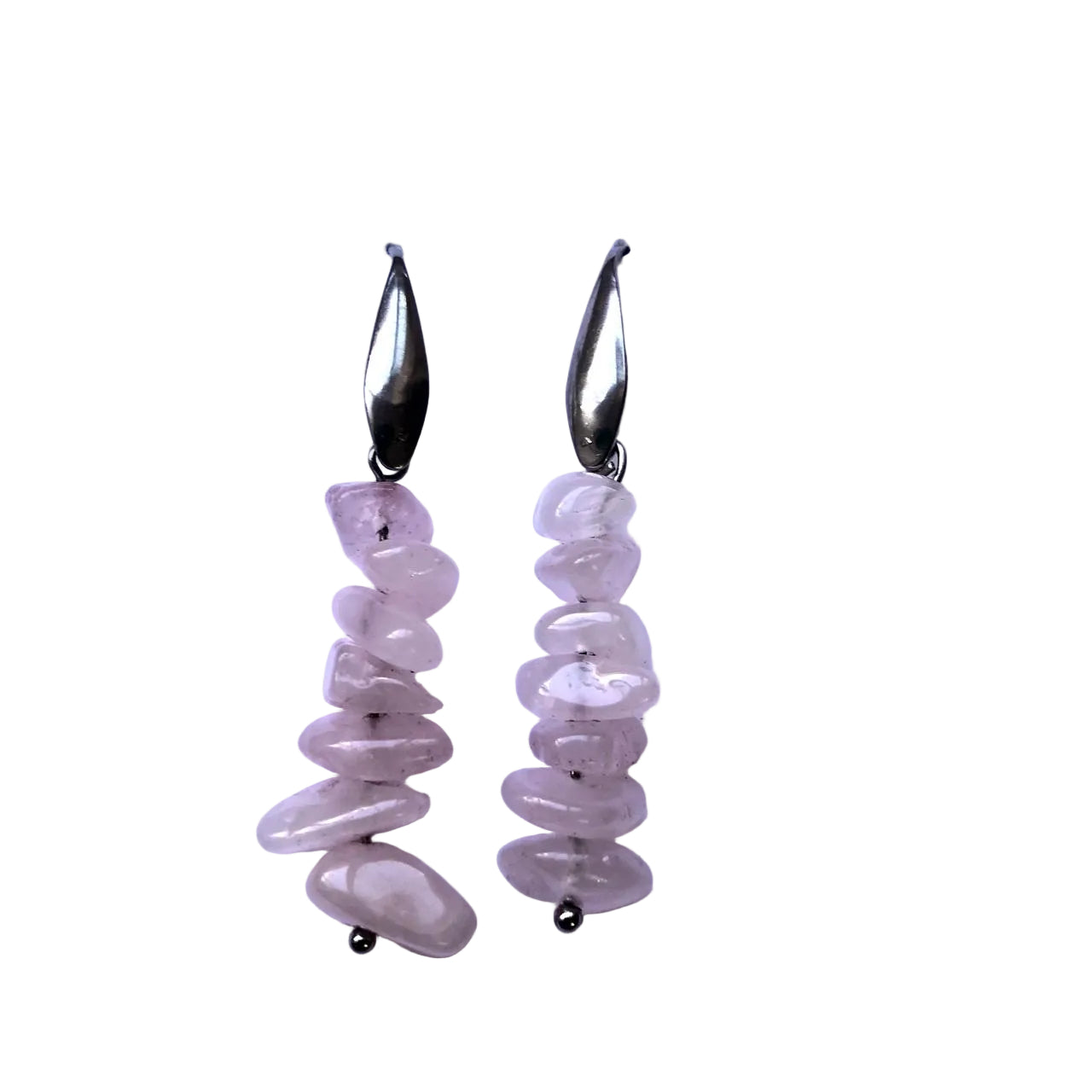 Brinco Brisa Quartzo Rosa