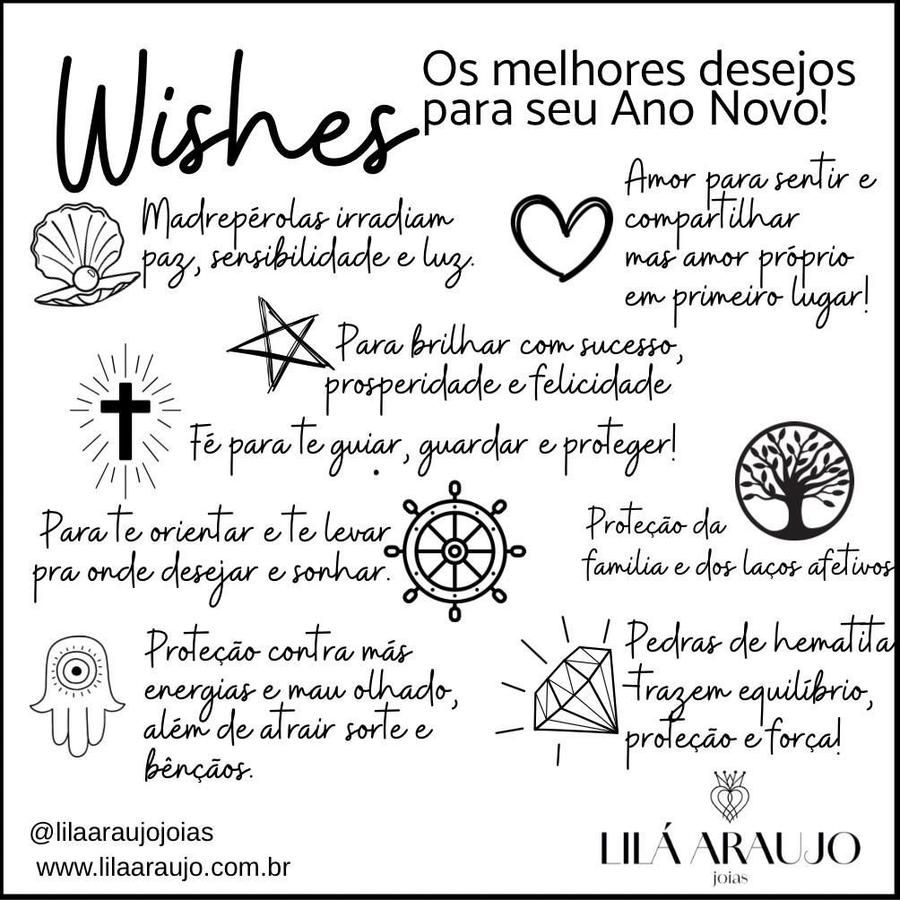 Pulseira Wishes Dourada
