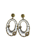 Brinco Selene Madrepérola Dourado