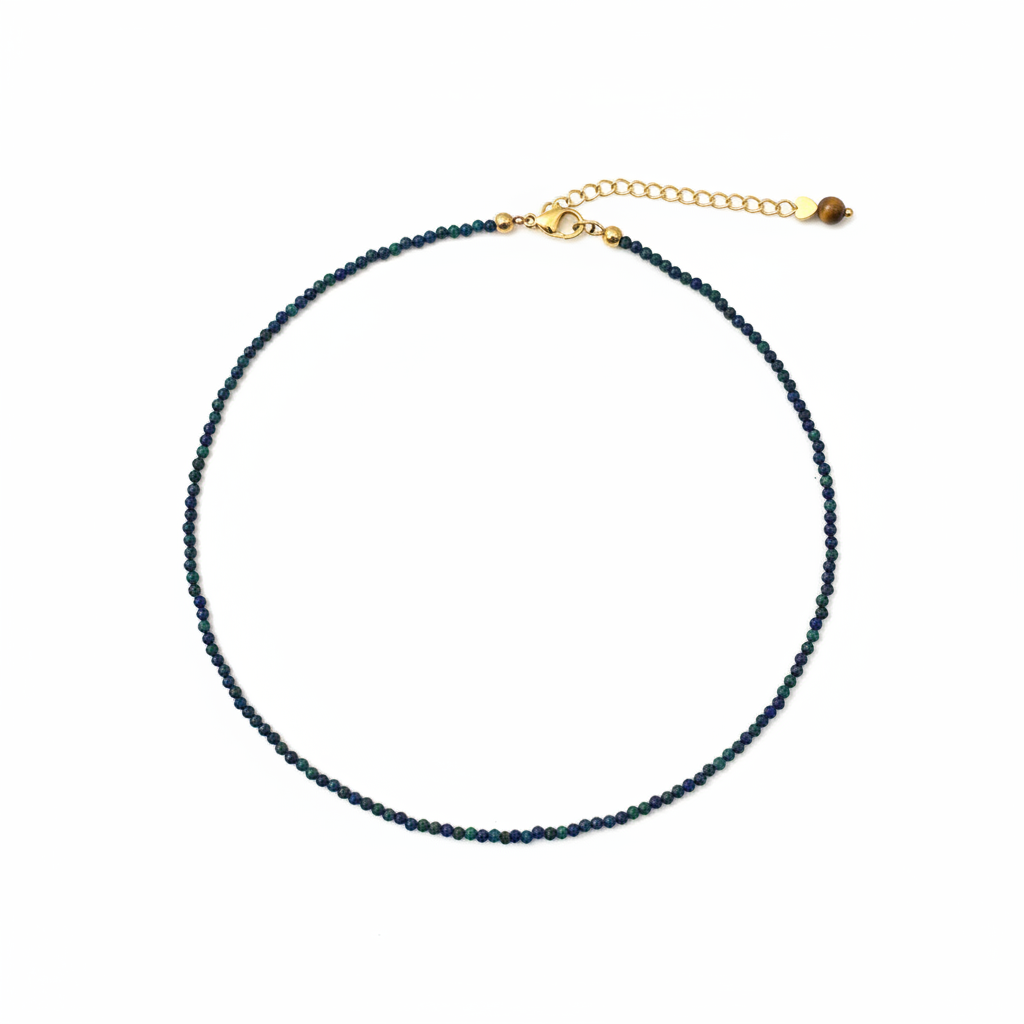 Colar Facetado Phoenix Lapis Lazuli 3mm