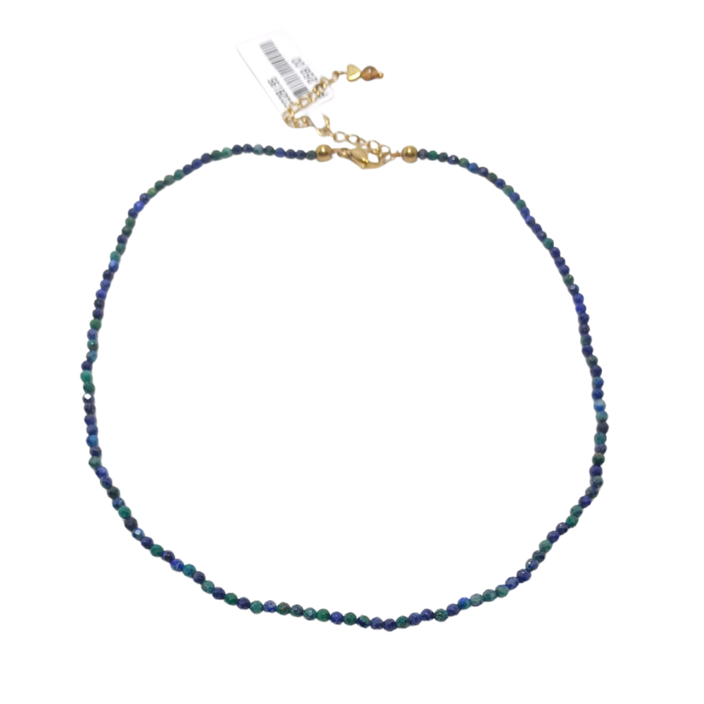 Colar Facetado Phoenix Lapis Lazuli 3mm