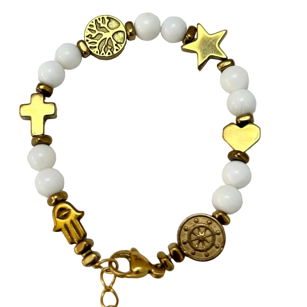 Pulseira Wishes Dourada